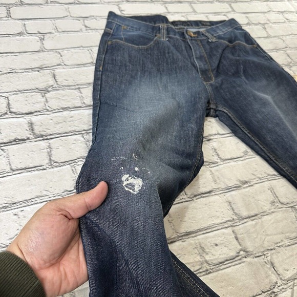 PD & C Denim Slim Straight Jeans Lof of 2 Mens 32x29 Blue 5-Pocket Dark Wash - Picture 9 of 14